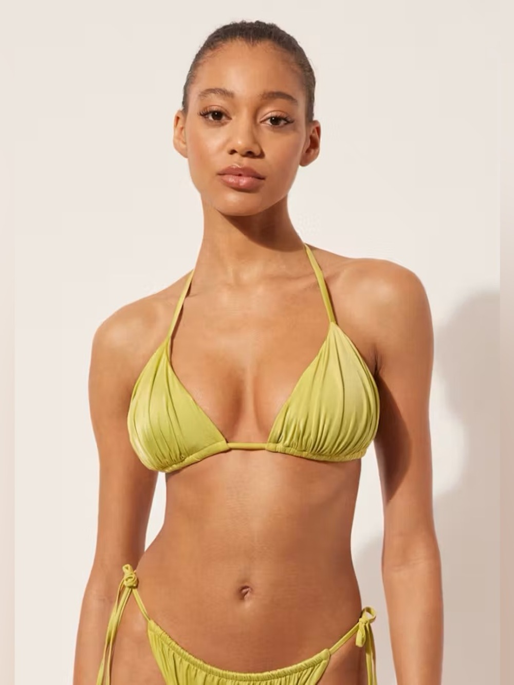 Calzedonia Triangle Bikini Set - Green Gold